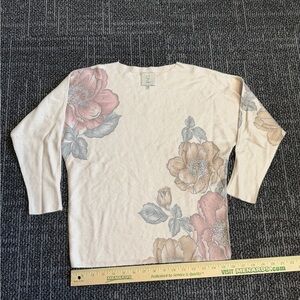 Women's SIONI Women's Floral Print Sweater XS